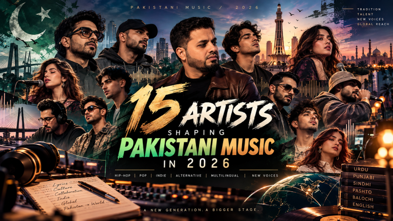 Pakistani artists shaping Pakistani music in 2026 – hip-hop, pop, indie and emerging voices
