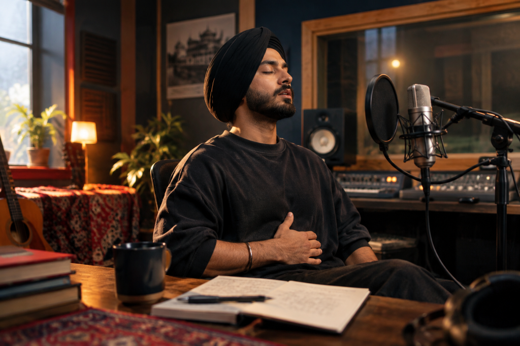 Farro: studio and independent punjabi artist guide — breath support exercises for studio vocals