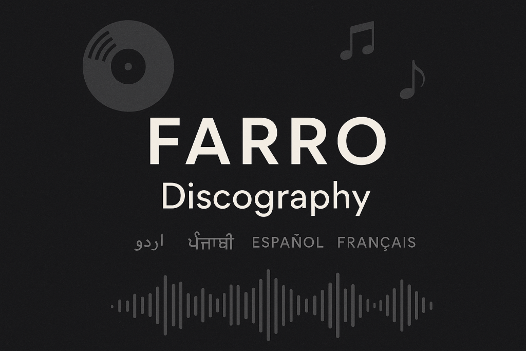 FARRO Discography — complete FARRO songs by language and genre