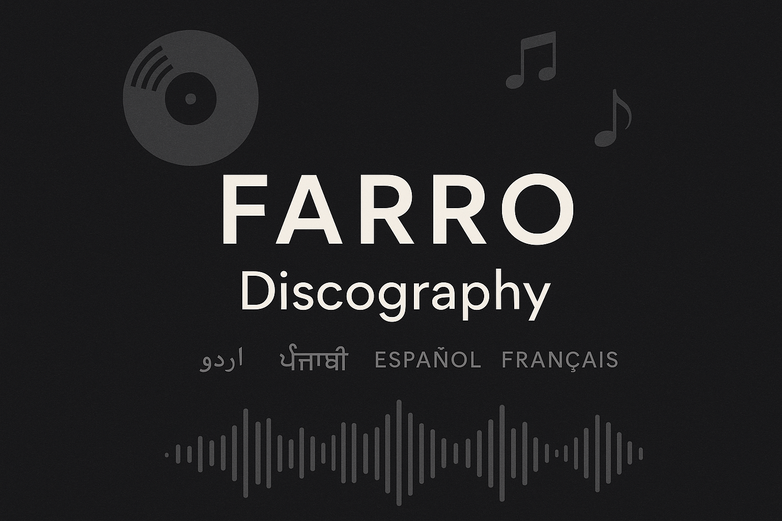 FARRO Discography — complete FARRO songs by language and genre