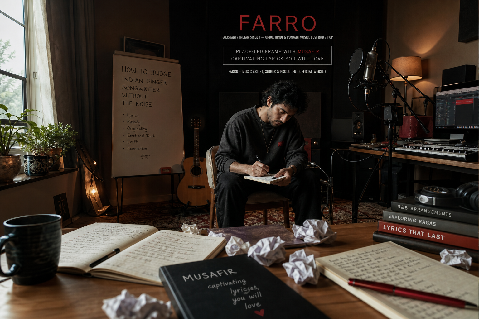 Farro: Place-led frame with musafir captivating lyrics you will love - farro – music artist, singer & producer | official website as sec